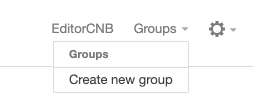 Hypothesis - botón de creación de grupos