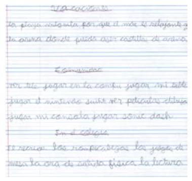 Vacaciones comunidad en el colegio