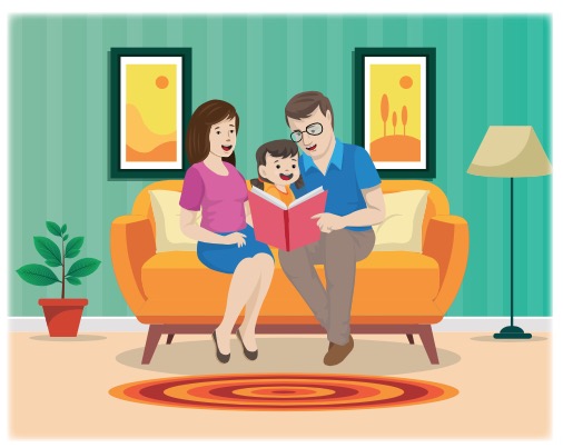 Archivo:Figura 61. Leer en voz alta a los niños para familiarizarlos con la escritura y el lenguaje escrito.jpg