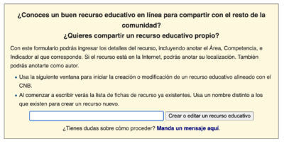 Resource alignment entry form