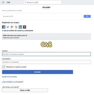 Acceso de usuario - móvil
