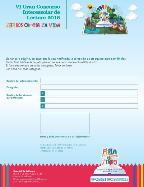 Archivo:Ficha de inscripción equipo 2016.pdf