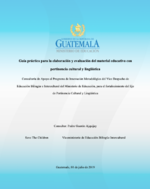 Guía práctica para la elaboración y evaluación del material educativo con pertinencia cultural y lingüística - carátula.png
