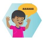 Niño dice aaa
