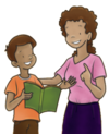 Madre e hijo estudiante.png