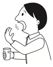 Hombre tragando pastillas.png