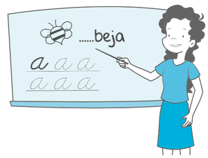 Profesora señala escritura de abeja.png