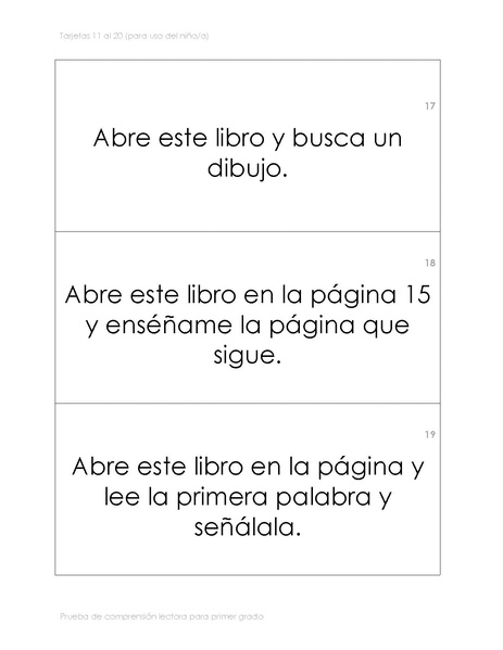 Archivo:Prueba de comprensión lectora para primer grado.pdf