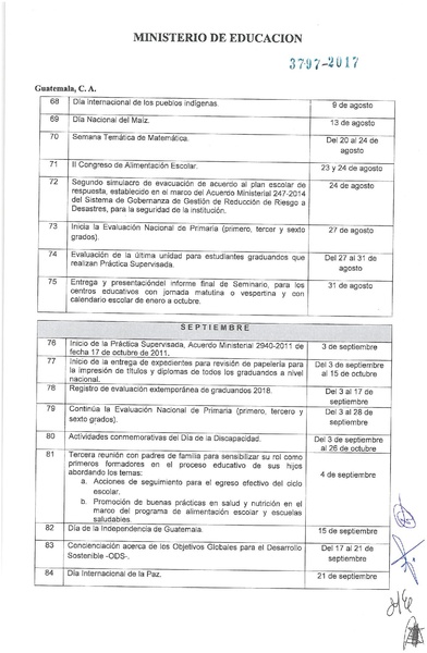 Archivo:Acuerdo Ministerial No. 3797-2017 Calendario escolar 2018.pdf