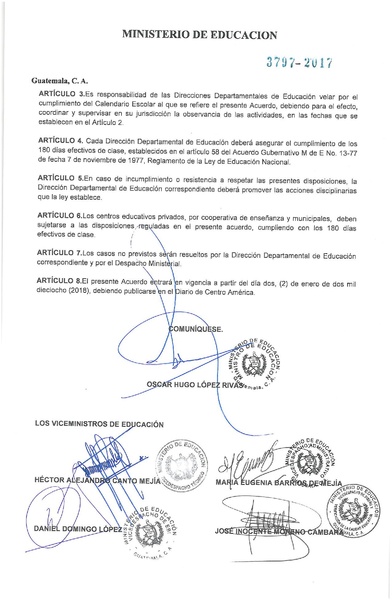 Archivo:Acuerdo Ministerial No. 3797-2017 Calendario escolar 2018.pdf