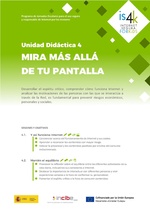 Mira más allá de tu pantalla - unidad didáctica