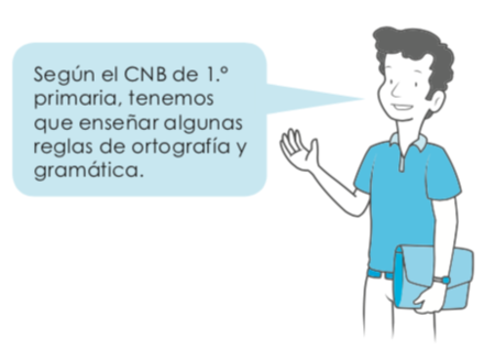 Tenemos que enseñar algunas reglas de ortografía y gramática