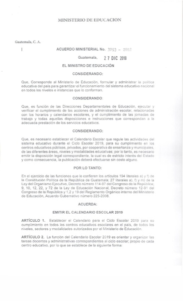 Archivo:Acuerdo Ministerial 3793-2018 - calendario escolar 2019.pdf