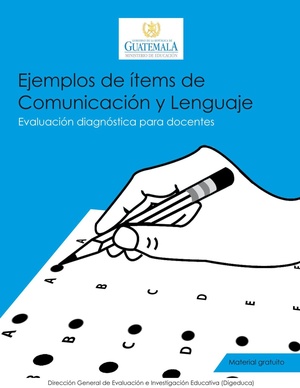 Ejemplos items Comunicación y Lenguaje - docentes.pdf