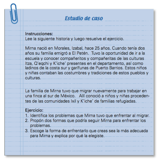 Texto muestra de un estudio de caso.