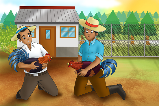 Dos amigos y sus gallos-grande.png