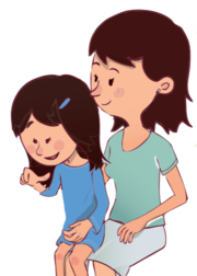 Niña sentada en regazo de mujer - ExE lectura.png