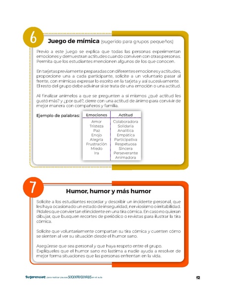 Archivo:Sugerencias Socioemocionales en el aula 2023.pdf
